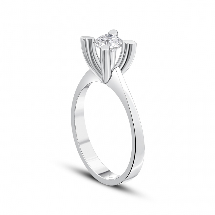 0,50ct Badem Pırlanta Tektaş