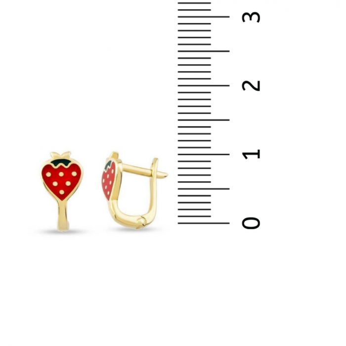 Çilekli Çocuk Küpe