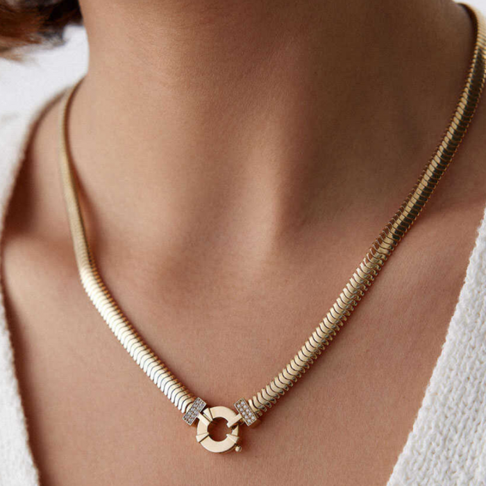 Tasarım Balıksırtı Kolye