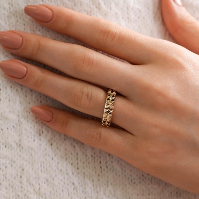 Taş Detaylı Fantezi Yüzük