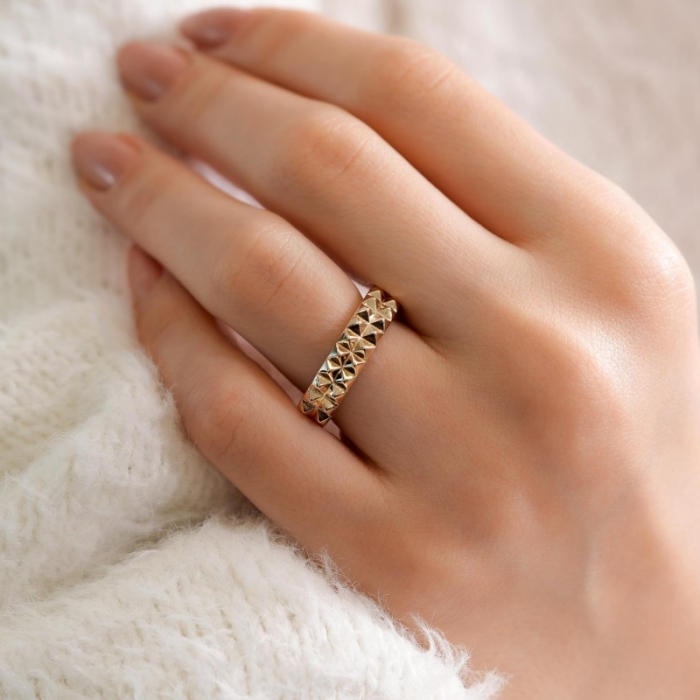 Taş Detaylı Fantezi Yüzük