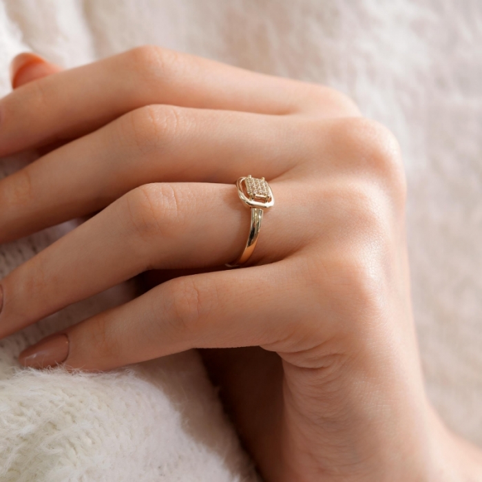 Baget Altın Yüzük