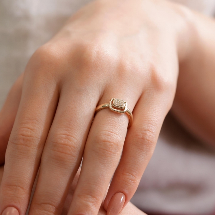 Baget Altın Yüzük