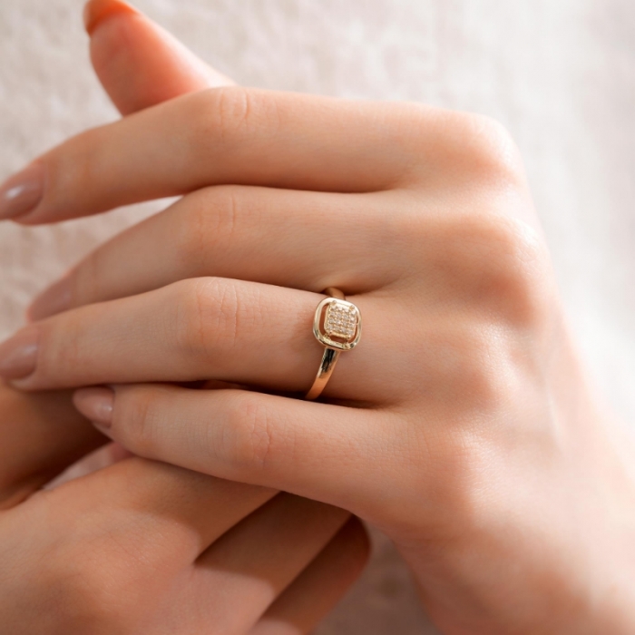 Baget Altın Yüzük