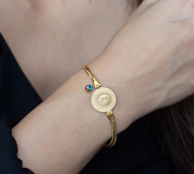 14 Ayar Balıksırtı Çeyrekli Bileklik